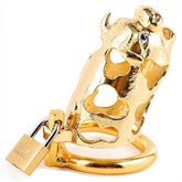 Chinese Zodiac CockCage Ox GOLD
